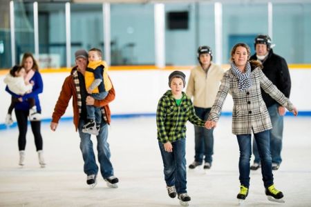 Ice Skating At Bay West Mall